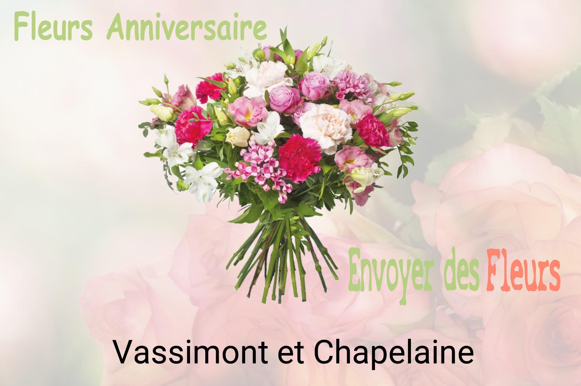 Bouquet de fleurs d’anniversaire livré à Vassimont-et-Chapelaine
