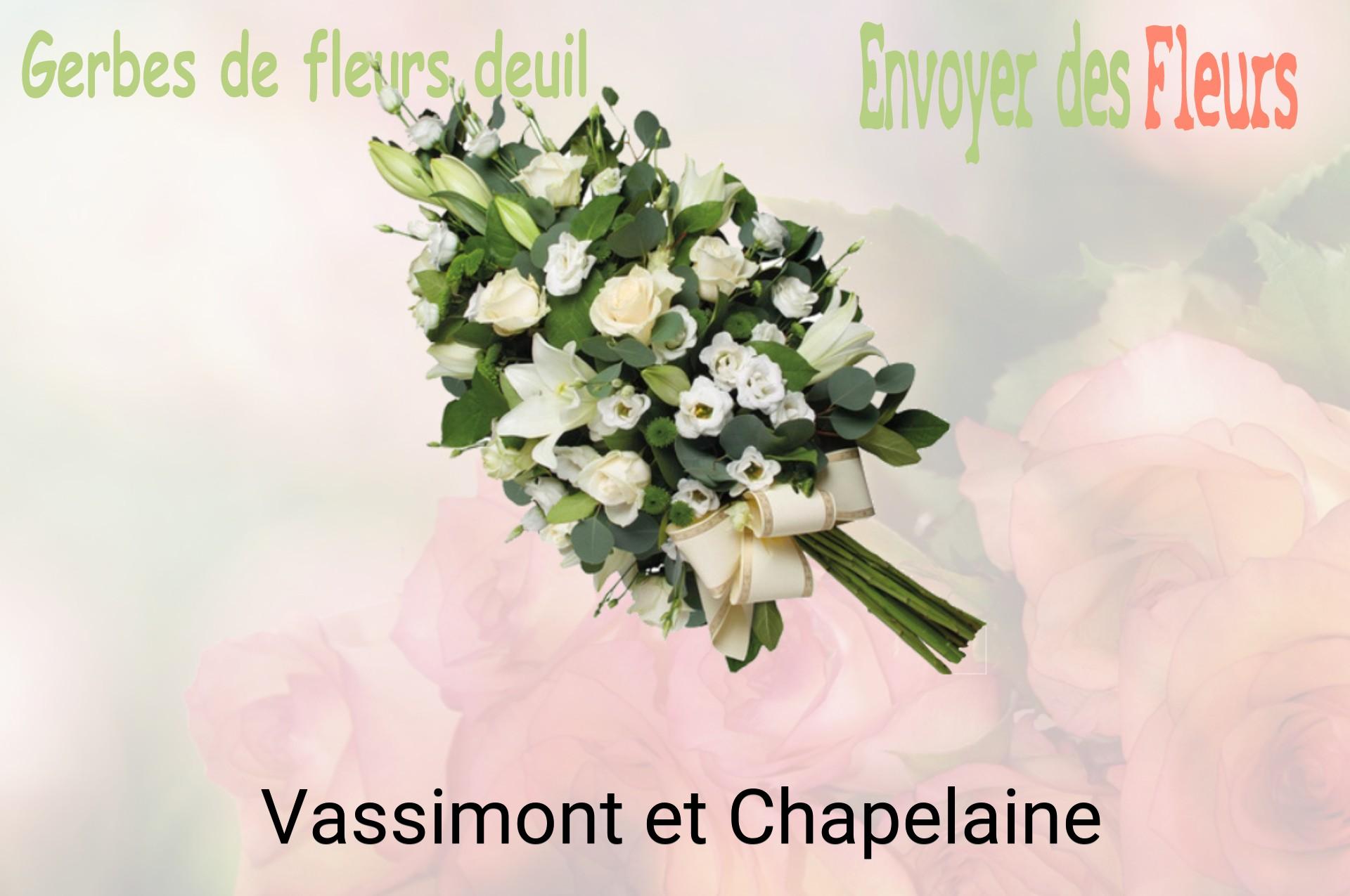 Gerbe de fleurs de deuil livrée à Vassimont-et-Chapelaine